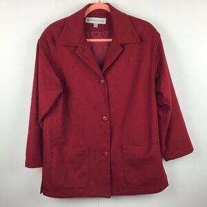 Vintage Valerie Stevens Petites wool, cashmere, nylon blend blazer. Size 8